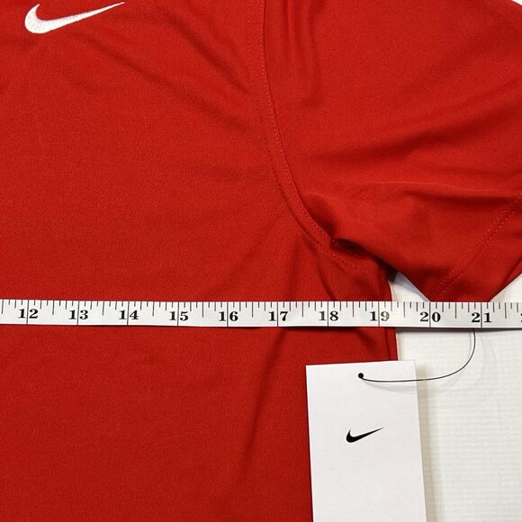 Nike Dri-Fit Polo Shirt Men's Small Red Golf CU9792-657 Check Embroidered NEW - Picture 6 of 6